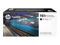 HP 981Y - 343.5 ml - à rendement extrêmement élevé - noir - original - PageWide - cartouche d'encre - pour PageWide Enterprise Color MFP 586; PageWide Managed Color E55650 L0R16A