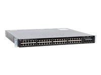 Cisco Catalyst 3650-48TS-S - Commutateur - C3 - Géré - 48 x 10/100/1000 + 4 x SFP - de bureau, Montable sur rack WS-C3650-48TS-S