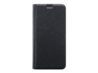 BIGBEN Connected folio - Étui à rabat pour téléphone portable - synthétique - noir - pour Apple iPhone 12, 12 Pro ETUIFIP1261B