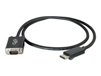 C2G DisplayPort Male to VGA Male Adapter Cable - Câble DisplayPort - DisplayPort (M) pour HD-15 (VGA) (M) - 3 m - noir 84333