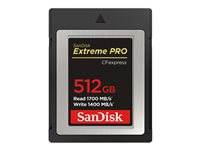 SanDisk Extreme Pro - Carte mémoire flash - 512 Go - CFexpress SDCFE-512G-GN4NN