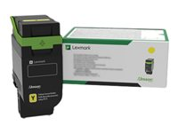 Lexmark - Jaune - original - boîte - cartouche de toner LCCP, LRP - pour Lexmark CS531dw, CS632dwe, CX532adwe, CX635adwe 75M20Y0