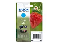 Epson 29 - 3.2 ml - cyan - original - blister - cartouche d'encre - pour Expression Home XP-245, 247, 255, 257, 332, 342, 345, 352, 355, 435, 442, 445, 452, 455 C13T29824012