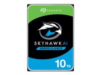 Seagate SkyHawk AI ST10000VE001 - Disque dur - 10 To - interne - 3.5" - SATA 6Gb/s - 7200 tours/min - mémoire tampon : 256 Mo ST10000VE001