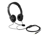 Kensington Hi-Fi Headphones with Mic - Écouteurs avec micro - sur-oreille - filaire - jack 3,5mm K33597WW