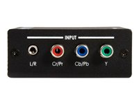 StarTech.com Convertisseur video composant vers HDMI avec audio - Convertisseur vidéo - vidéo composante - HDMI - noir CPNTA2HDMI