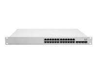 Cisco Meraki Cloud Managed MS350-24P - Commutateur - C3 - Géré - 24 x 10/100/1000 (PoE+) + 4 x SFP+ 10 Go (liaison montante) - Montable sur rack, de bureau - PoE+ (370 W) MS350-24P-HW