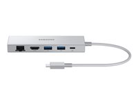 Samsung Multiport Adapter EE-P5400 - Station d'accueil - USB-C - 1GbE - pour Galaxy Book Pro, Book Pro 360 EE-P5400USEGEU
