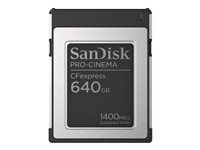 SanDisk PRO-CINEMA - Carte mémoire flash - 640 Go - CFexpress de type B SDCFEC-640G-GN4NN