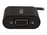 StarTech.com Adaptateur USB-C vers VGA avec switch pour mode Présentateur - Convertisseur USB Type-C vers HD15 - 1920x1200 - Adaptateur vidéo externe - USB-C - D-Sub CDP2VGASA