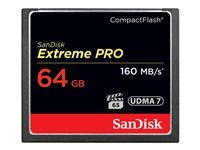 SanDisk Extreme Pro - Carte mémoire flash - 64 Go - CompactFlash SDCFXPS-064G-X46