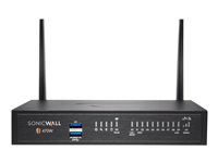 SonicWall TZ470W - Essential Edition - dispositif de sécurité - 1GbE, 2.5GbE - Wi-Fi 5 - 2.4 GHz, 5 GHz - Programme SonicWALL Secure Upgrade Plus (3 ans d'option) - bureau 02-SSC-6814