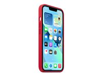 Apple - (PRODUCT) RED - coque de protection pour téléphone portable - avec MagSafe - silicone - rouge - pour iPhone 13 MM2C3ZM/A