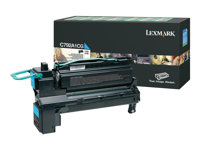 Lexmark - Cyan - original - cartouche de toner LCCP, LRP - pour Lexmark C792, X792 C792A1CG