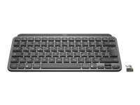 Logitech MX Keys Mini pour les entreprises - Clavier - rétroéclairé - sans fil - Bluetooth LE - AZERTY - Français - graphite 920-010599