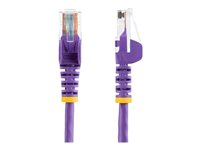 StarTech.com Câble réseau Cat5e UTP sans crochet - 7 m Violet - Cordon Ethernet RJ45 anti-accroc - Câble patch - Cordon de raccordement - RJ-45 (M) pour RJ-45 (M) - 7 m - UTP - CAT 5e - sans crochet - violet 45PAT7MPL