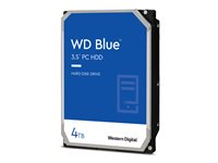 WD Blue WD40EZAX - Disque dur - 4 To - interne - 3.5" - SATA 6Gb/s - 5400 tours/min - mémoire tampon : 256 Mo WD40EZAX