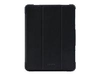 DICOTA Folio Case - Étui à rabat pour tablette - polycarbonate, PET recyclé, polyuréthanne thermoplastique (TPU) - noir - 11" - pour Apple 10.9-inch iPad Air (4ème génération); 11-inch iPad Pro (3ème génération) D31854