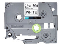 Brother TZe-231S2 - Noir sur blanc - Rouleau (1,2 cm x 4 m) 1 cassette(s) ruban laminé - pour Brother PT-D210, D600, H110; P-Touch PT-1880, E800, H110, P900; P-Touch Cube Plus PT-P710 TZE231S2