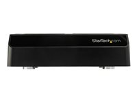 StarTech.com 4-Bay USB 3.1 to SATA Hard Drive Docking Station, 10Gbps USB Hard Drive Dock, External 2.53.5 SATA III (6Gbps) SSDHDD Docking Station, Hot-Swap Hard Drive Bay - Dual 60mm Fans, Top-Loading - Boitier externe - 2,5 po./3,5 po. partagé - SATA 6Gb/s - USB 3.1 (Gen 2) - noir SDOCK4U313