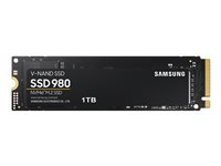 Samsung 980 MZ-V8V1T0BW - SSD - chiffré - 1 To - interne - M.2 2280 - PCIe 3.0 x4 (NVMe) - AES 256 bits - TCG Opal Encryption MZ-V8V1T0BW