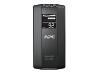 APC Back-UPS RS Commande principale LCD 700 - Onduleur - CA 120 V - 420 Watt - 700 VA - USB - connecteurs de sortie : 6 - noir - pour P/N: AR106SH4, AR106SH6, AR109SH4, AR109SH6, AR112SH4, AR112SH6, SCL500RM1UNC BR700G