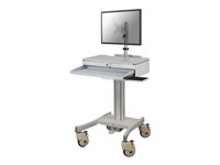 Neomounts MED-M150 - Chariot - pour écran LCD / équipement PC - médical - gris - Taille d'écran : 10"-30" MED-M150