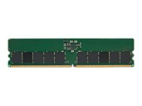 Kingston - DDR5 - module - 16 Go - DIMM 288 broches - 4800 MHz / PC5-38400 - CL40 - 1.1 V - mémoire sans tampon - ECC KTH-PL548E-16G