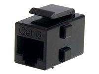 StarTech.com Cat 6 RJ45 Keystone Jack Network Coupler - F/F (C6KEYCOUPLER) - Coupleur réseau - RJ-45 (F) pour RJ-45 (F) - CAT 6 - noir C6KEYCOUPLER