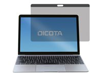 DICOTA Secret - Filtre de confidentialité pour ordinateur portable - à double sens - amovible - magnétique - 12" - noir - pour Apple MacBook (12 ") D31588