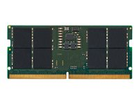 Kingston - DDR5 - module - 16 Go - SO DIMM 262 broches - 5200 MHz / PC5-41600 - CL42 - 1.1 V - mémoire sans tampon - on-die ECC KCP552SS8-16