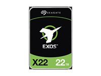 Seagate Exos X22 ST22000NM000E - Disque dur - 22 To - interne - 3.5" - SAS 12Gb/s - 7200 tours/min ST22000NM000E