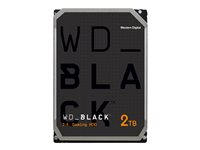 WD Black Performance Hard Drive WD2003FZEX - Disque dur - 2 To - interne - 3.5" - SATA 6Gb/s - 7200 tours/min - mémoire tampon : 64 Mo WD2003FZEX