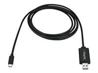 StarTech.com USB C to USB Data Transfer Cable for Mac and Windows, USB 3.0 - 2m (6ft) - Câble USB - 24 pin USB-C (M) pour USB type A (M) - USB 3.0 - 2 m - noir USBC3LINK