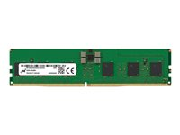 Micron - DDR5 - module - 16 Go - DIMM 288 broches - 5600 MHz / PC5-44800 - CL46 - 1.1 V - mémoire enregistré - ECC MTC10F1084S1RC56BR