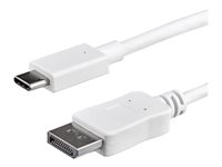 StarTech.com USB C vers DisplayPort - Câble adaptateur USB Type C vers DP - 1 m - Blanc - 4K 60 Hz - Adaptateur vidéo externe - STM32F072CBU6 - USB-C - DisplayPort - blanc CDP2DPMM1MW