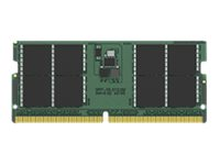Kingston - DDR5 - kit - 64 Go: 2 x 32 Go - SO DIMM 262 broches - 5600 MHz / PC5-44800 - CL46 - 1.1 V - mémoire sans tampon - ECC KCP556SD8K2-64