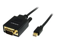 StarTech.com Câble Mini DisplayPort vers VGA 1,8 m - M/M - Convertisseur vidéo - VGA - DisplayPort - noir MDP2VGAMM6