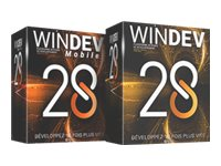 WINDEV, WINDEV Mobile - (v. 28) - pack de boîtiers (mise à niveau concurrentielle) - 1 développeur - Win - français WDM28