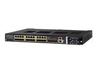 Cisco Industrial Ethernet 4010 Series - Commutateur - Géré - 12 x 10/100/1000 (PoE+) + 4 x 10/100/1000/SFP (lien montant) + 12 x 10/100/1000/SFP - Montage sur rail DIN - Conformité TAA IE-4010-16S12P