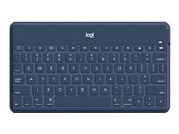 Logitech Keys-To-Go - Clavier - Bluetooth - QWERTY - Nordique (Danois/Finnois/Norvégien/Suédois) - bleu classique 920-010052