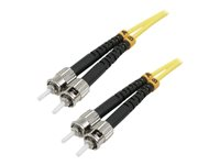 MCL - Câble réseau - mode unique ST (M) pour mode unique ST (M) - 3 m - fibre optique - 9 / 125 micromètres - OS2 - sans halogène FJOS2/STST-3M