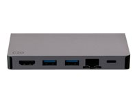 C2G USB C Docking Station with 4K HDMI, USB, Ethernet, and USB C - Power Delivery up to 100W - Station d'accueil - USB-C / Thunderbolt 3 - HDMI - 1GbE C2G54457