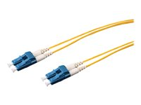 Uniformatic - Câble réseau - mode unique LC/UPC (M) pour mode unique LC/UPC (M) - 10 m - fibre optique - 9 / 125 micromètres - OS2 - sans halogène - jaune 21736