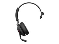 Jabra Evolve2 65 MS Mono - Micro-casque - sur-oreille - convertible - Bluetooth - sans fil - USB-C - isolation acoustique - noir - Certifié pour Microsoft Teams 26599-899-899