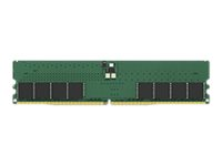 Kingston - DDR5 - kit - 64 Go: 2 x 32 Go - DIMM 288 broches - 4800 MHz / PC5-38400 - CL40 - 1.1 V - mémoire sans tampon - non ECC - pour Dell OptiPlex 7000; Lenovo ThinkCentre M80s Gen 3; M80t Gen 3; M90s Gen 3; M90t Gen 3 KCP548UD8K2-64