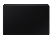 Samsung EF-DT970 - Clavier et étui (couverture de livre) - avec pavé tactile - POGO pin - noir - pour Galaxy Tab S7+ EF-DT970BBEGFR