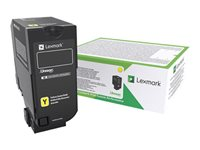 Lexmark - À rendement élevé - jaune - original - cartouche de toner LCCP, Entreprise Lexmark - pour Lexmark CS725de, CS725dte 74C2HYE
