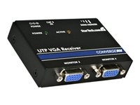 StarTech.com Récepteur distant pour extendeur vidéo VGA sur Cat5 - Compatible avec ST1212T / ST1214T / ST1218T - Rallonge vidéo - récepteur - plus de CAT 5 - jusqu'à 150 m ST121REU