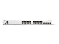 Cisco Catalyst 1300-24T-4X - Commutateur - C3 - Géré - 24 x 10/100/1000Base-T + 4 x 10 Gigabit SFP+ - Montable sur rack C1300-24T-4X
